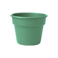 thumbnail image 1 of Mainstays Flint Round Resin Planter, Green Lily, 7 in x 9 in x 7 in, 1 of 6
