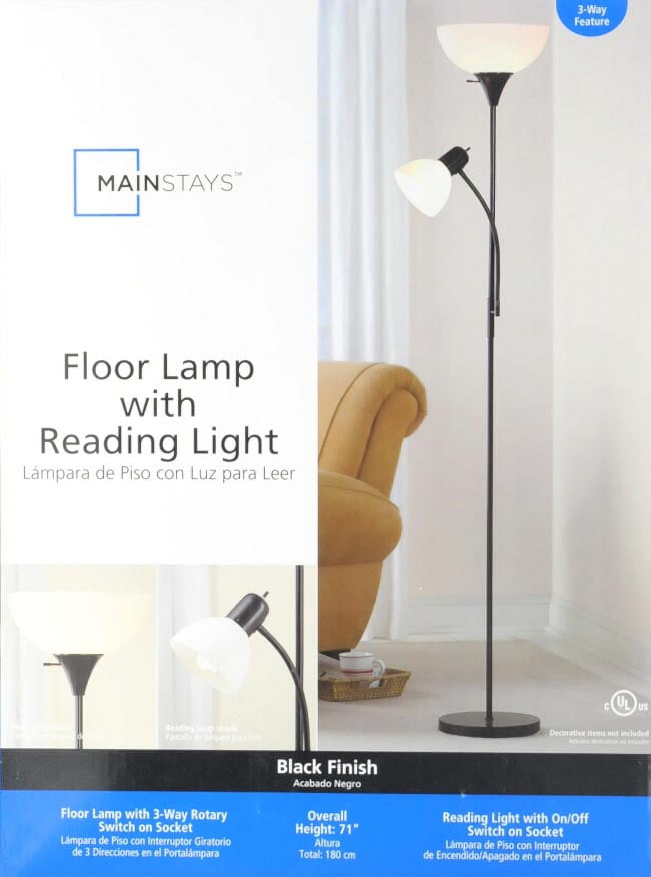 Mainstays floor deals lamp