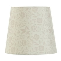 Mainstays Floral Accent Contemporary Polyester Lamp Shade, 8"L x 8"W x 7"H