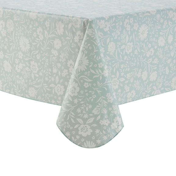 Mainstays Floral Print PEVA Tablecloth 60"x 102" Rectangle