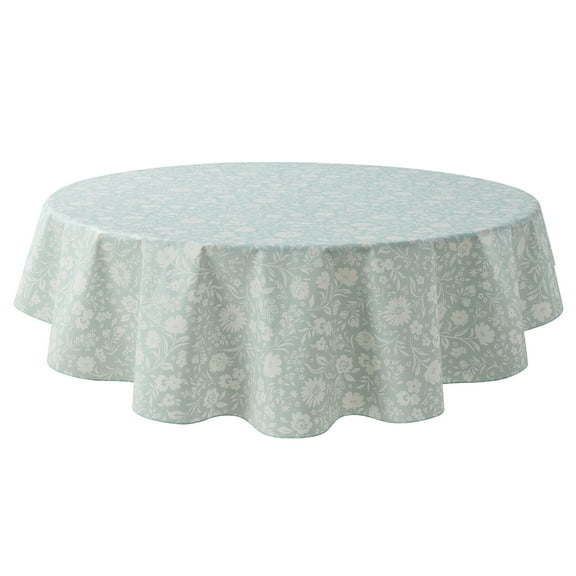 Mainstays Floral Print PEVA Tablecloth 70" Round