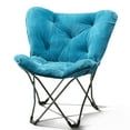 thumbnail image 1 of Mainstays Folding Butterfly Chair , Blue, 1 of 3