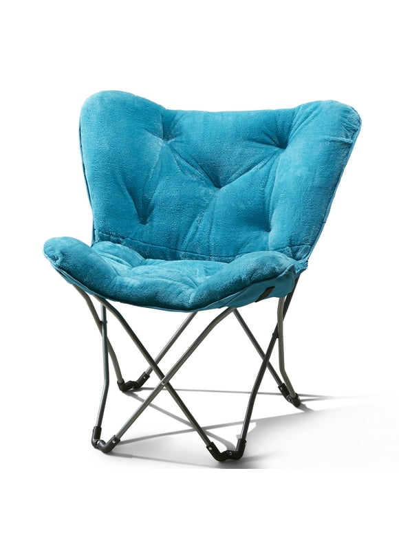 Mainstays Folding Butterfly Chair , Blue