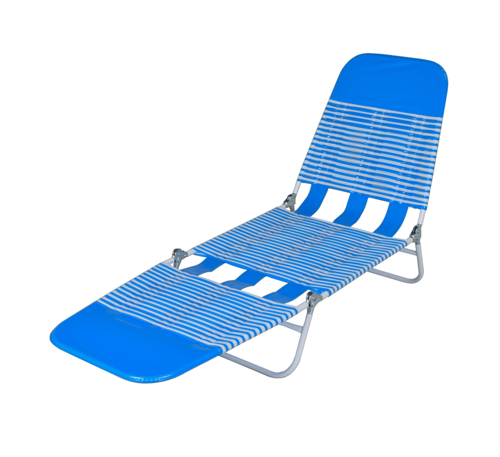 Mainstays Folding Jelly Beach Chair, Blue with UV Protection Set