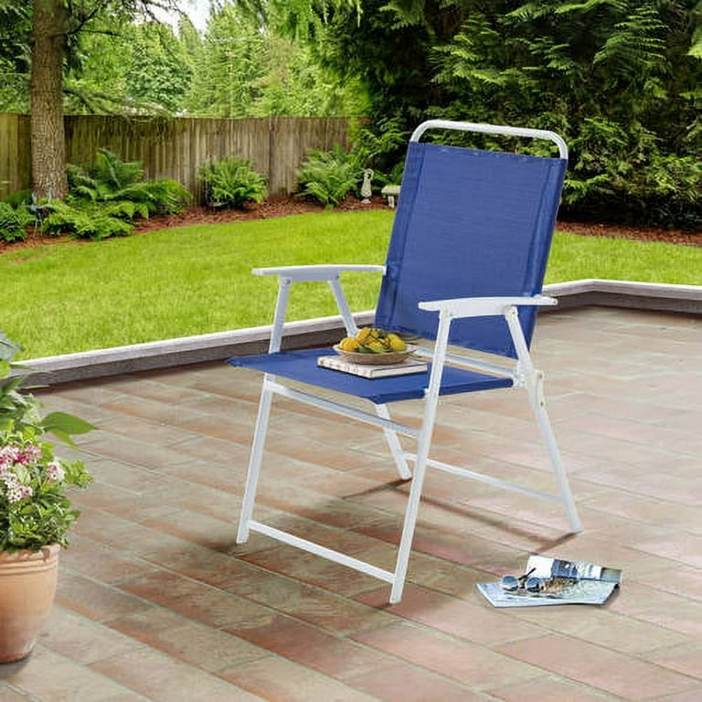 Mainstays pleasant grove sling folding chair set clearance of 2