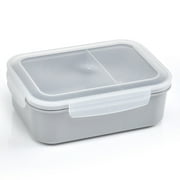 Mainstays Food Storage Container, Rectangle Gray 40oz Capacity