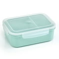 Mainstays Food Storage Container, Rectangle Mint 40oz Capacity