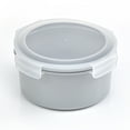 Mainstays Food Storage Container, Round Gray 40oz Capacity