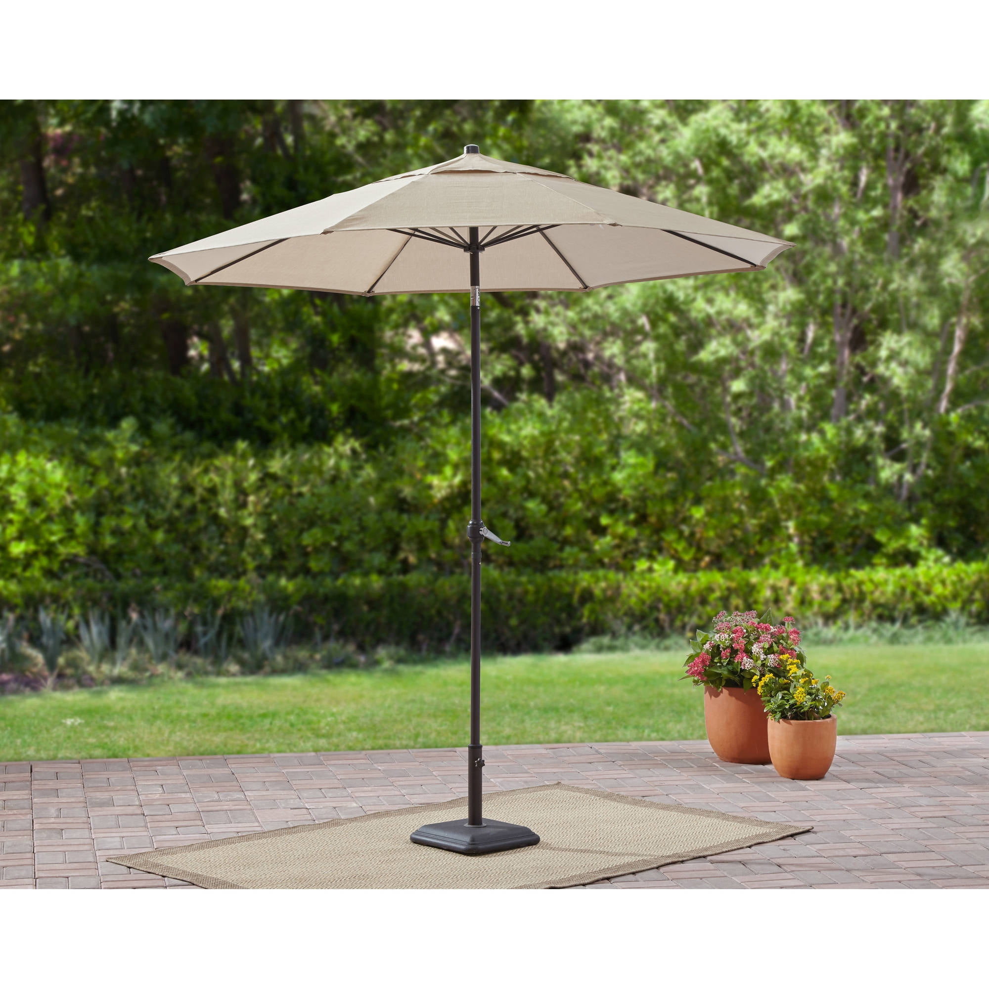 Mainstays Forest Hills 8 Market Patio Umbrella Walmart