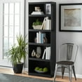 thumbnail image 1 of Mainstays Framed 5-Shelf Bookcase with Adjustable Shelves, True Black Oak, 1 of 8