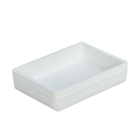 Mainstays Frosted White Plastic Soap Dish