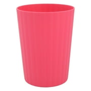 Mainstays - Fuchsia Pink Round Plastic Tumbler, Ribbed, 18-Ounce