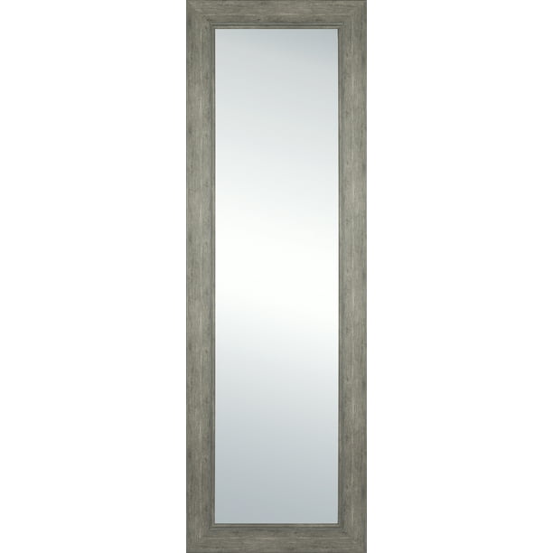 Mainstays FullLength Mirror, 17In X 53In, Rustic Grey