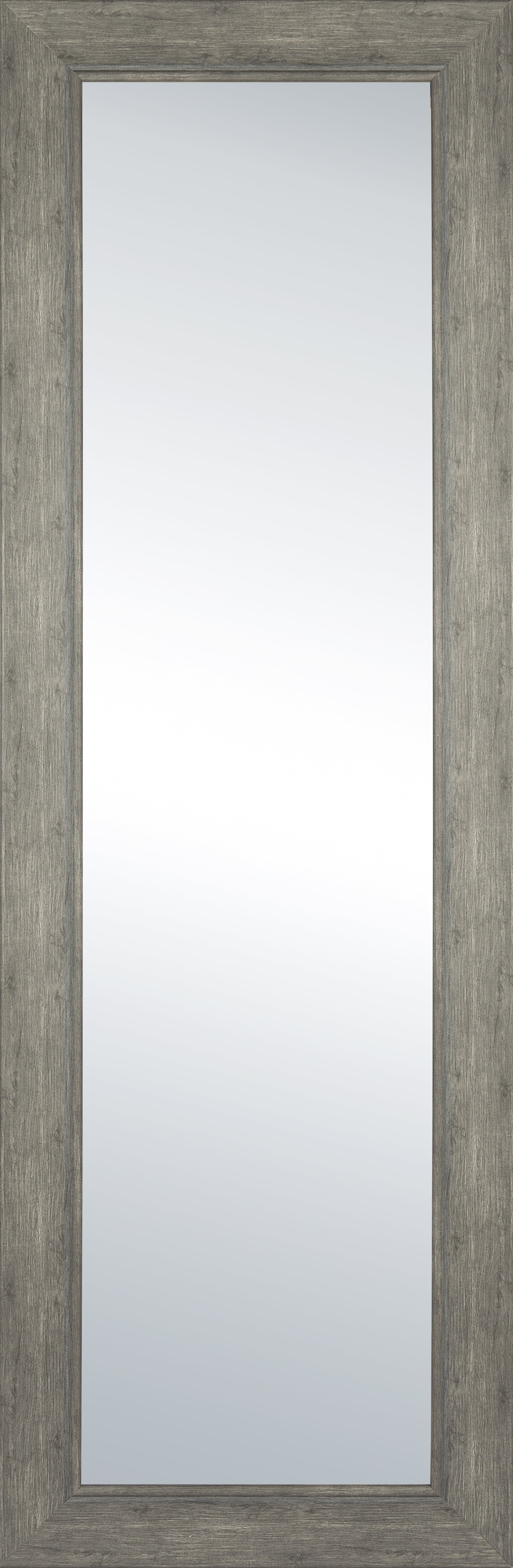 Mainstays FullLength Rectangular Mirror, 17Inx53In, Rustic Grey