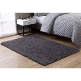 Mainstays Fuzzy Shag Area Rug, Multiple Colors and Sizes Available ...