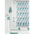 thumbnail image 1 of Mainstays Gage 15-Piece Geometric Polyester Shower Curtain Set, Multicolor, 1 of 6