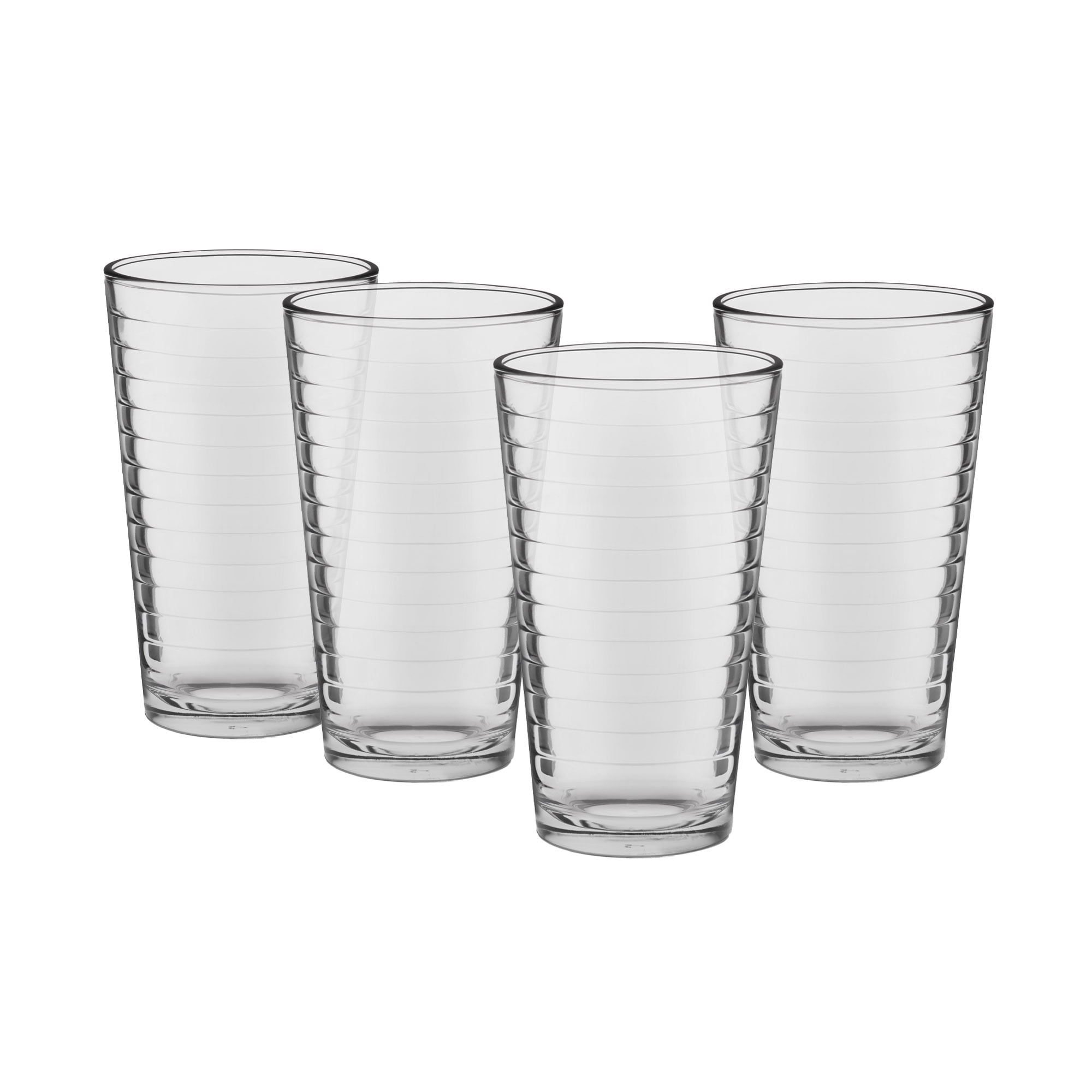 Mainstays Gallant Drinking Glasses, 16.2 oz, Set of 8 - Walmart.com