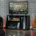 thumbnail image 1 of Mainstays Gamer TV Stand Console for TV's up to 32", Black Finish, 1 of 18