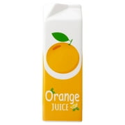 Mainstays Tall Orange Juice Carton Ceramic Vase, 3" L x 9" H
