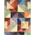 thumbnail image 1 of Mainstays Geometric Blocks Multi-Colored, Indoor Area Rug, 4'11" x 6'6", 1 of 7