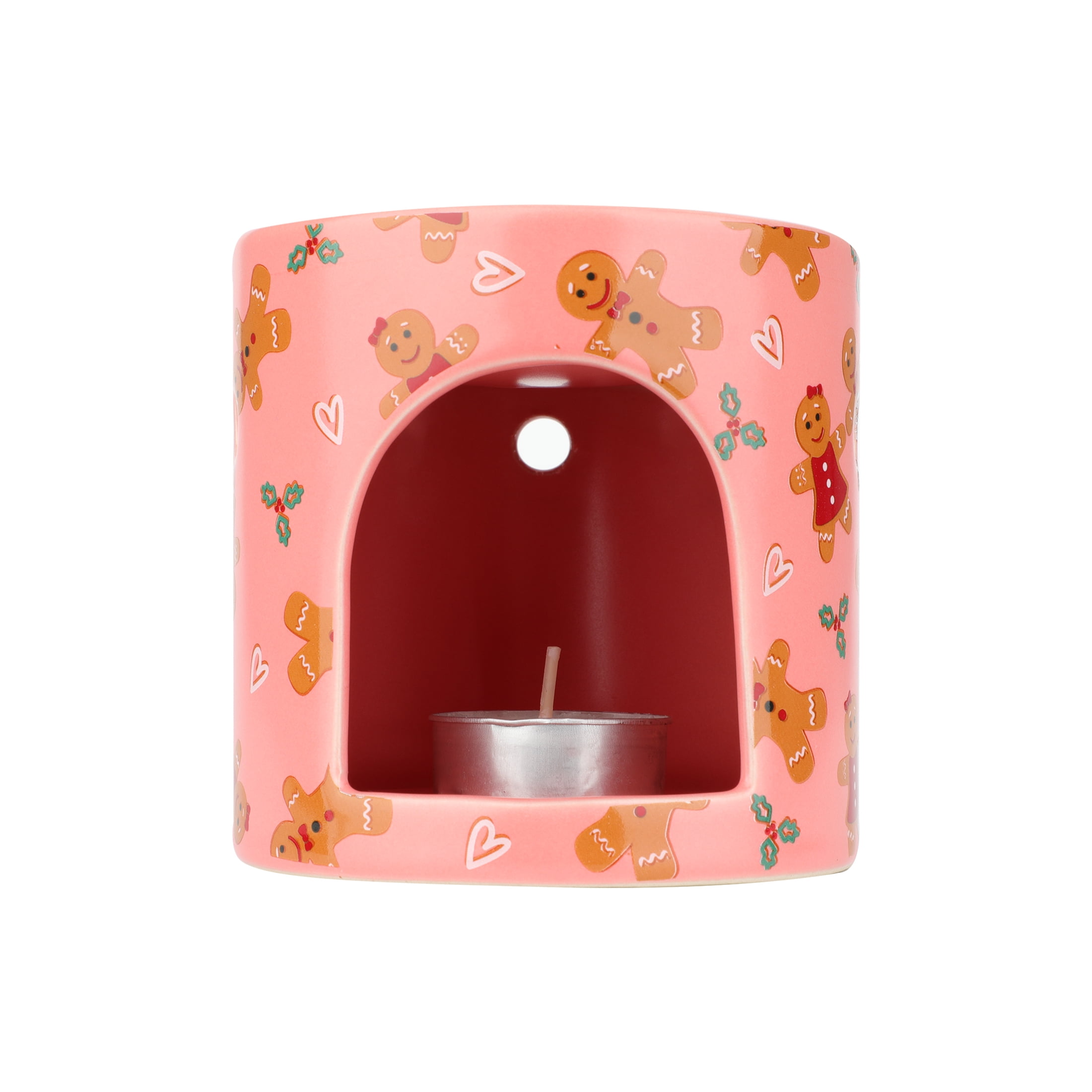 Gift Set - Gingerbread Wax Melter with Wax Melts and Tea Lights