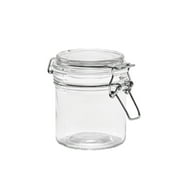 Mainstays 9.4 oz Glass Airtight Food Storage Jar Canister with Locking Lid for Spices, Seasonings, and Dry Food