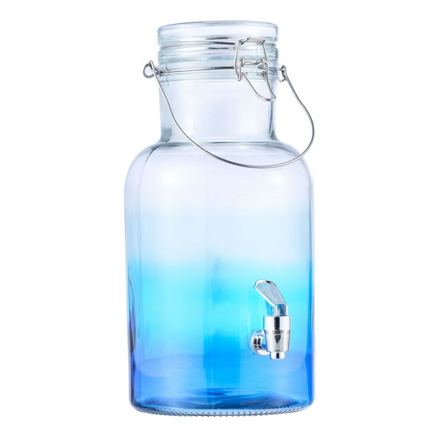 Mainstays Glass Dispenser OMBRE BLUE 1.2GAL