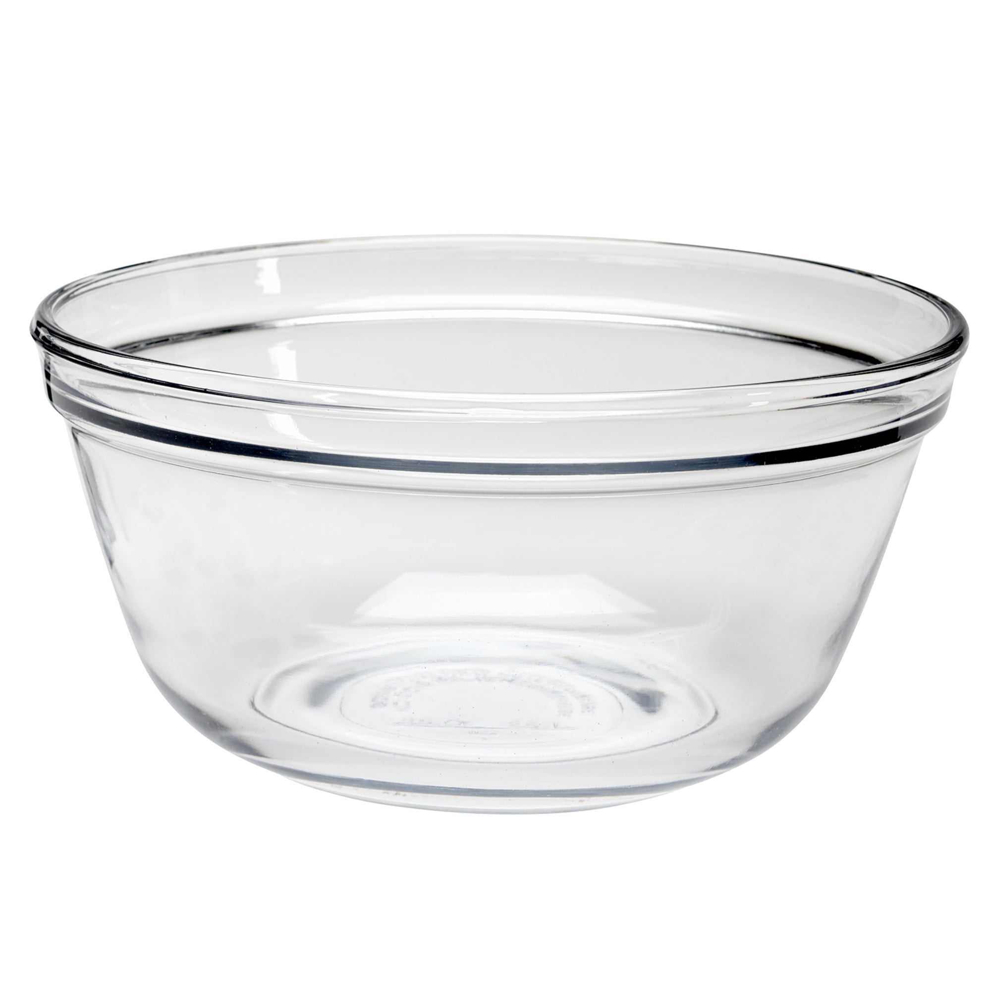 Mainstays Glass Mixing Bowl, 2.5 Quart, Clear