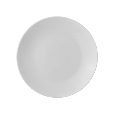Mainstays Glazed White Round Stoneware Salad Plate, 7.5”