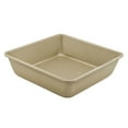 thumbnail image 1 of Mainstays Gold 9" Nonstick Aluminized Square Cake Pan, Brownie Pan, 1 of 6