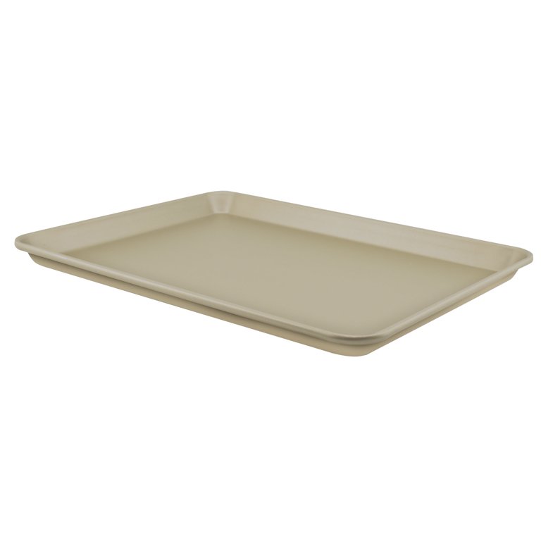 Mainstays Gold Nonstick Aluminized 17.3 x 12.5 in 1 Half Sheet Pan, Jelly  Roll Pan 