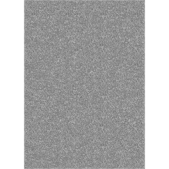 Mainstays Gray Plush Shag Area Rug, 5' x 7'