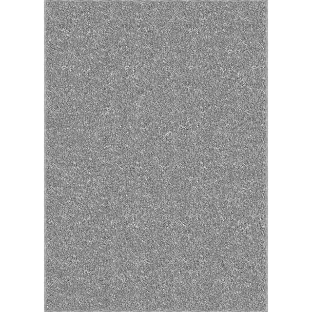 Mainstays Gray Plush Shag Area Rug, 5' x 7'