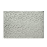 Mainstays Gray Raised Flower Rug For Adults, 30"x46"