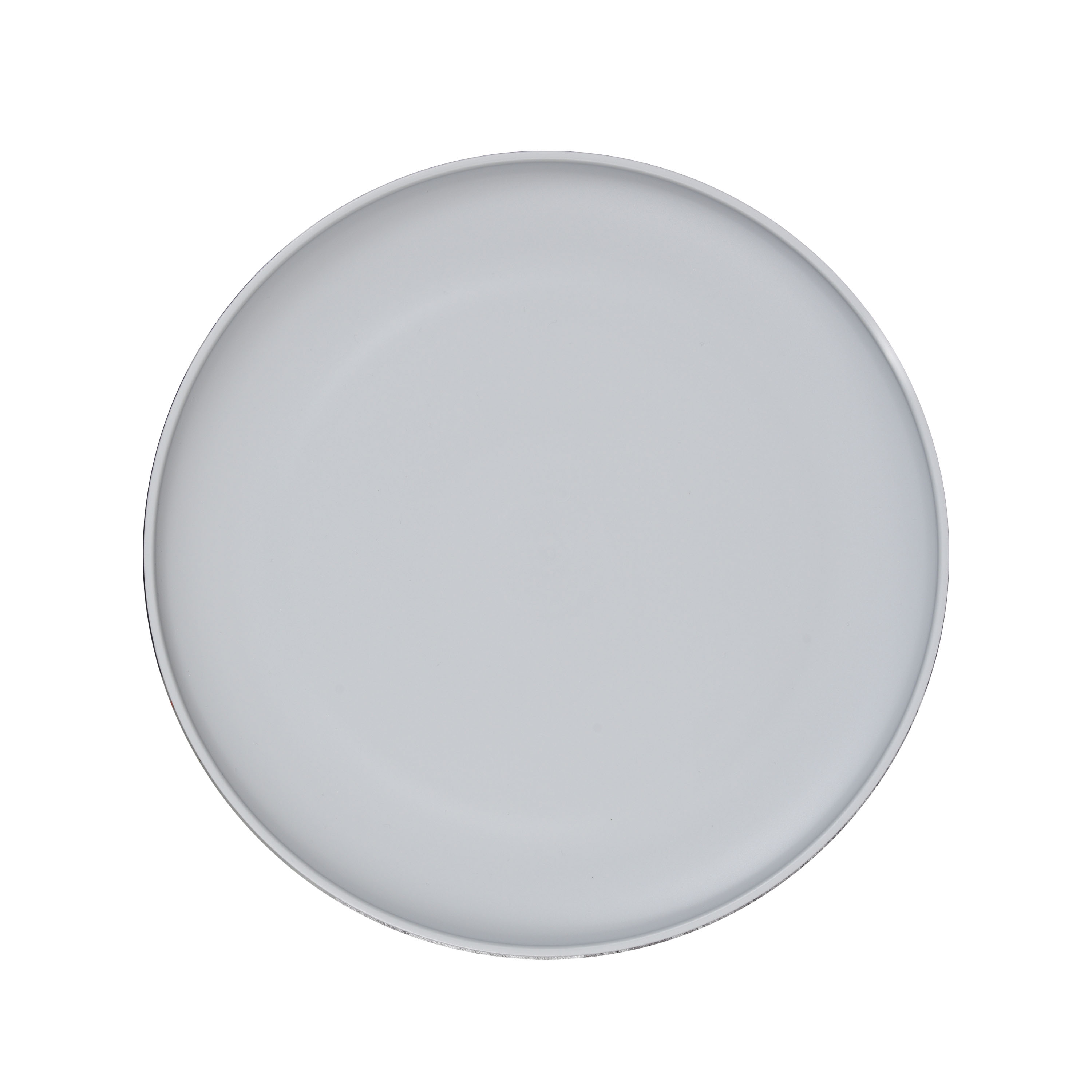 Mainstays - Gray Round Plastic Plate, 10.5 inch - image 1 of 4