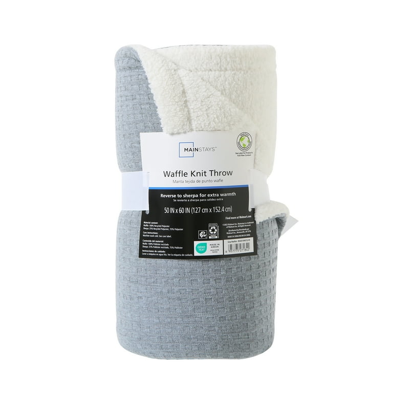 Mainstays sweater online fleece throw blanket