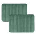 thumbnail image 1 of Mainstays Green 2-Piece Performance Foam 20"x 32" Bath Rug Set, 1 of 10