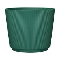 Mainstays Green Parker Recycled Resin Planter, 13.9in x 13.9in x 11.4in