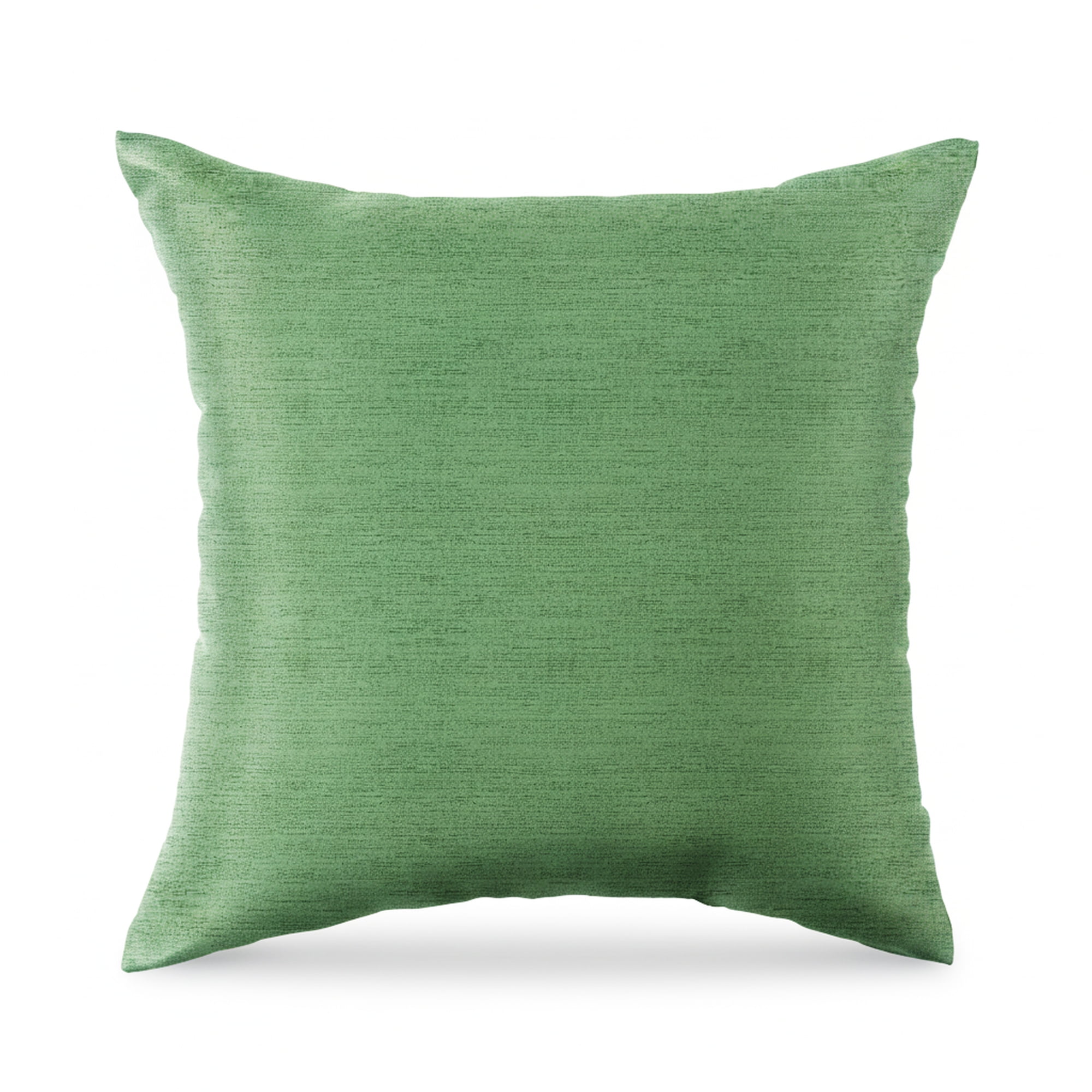 Mainstays 16 in x 16 in Green Solid Texture Outdoor Pillow, Green