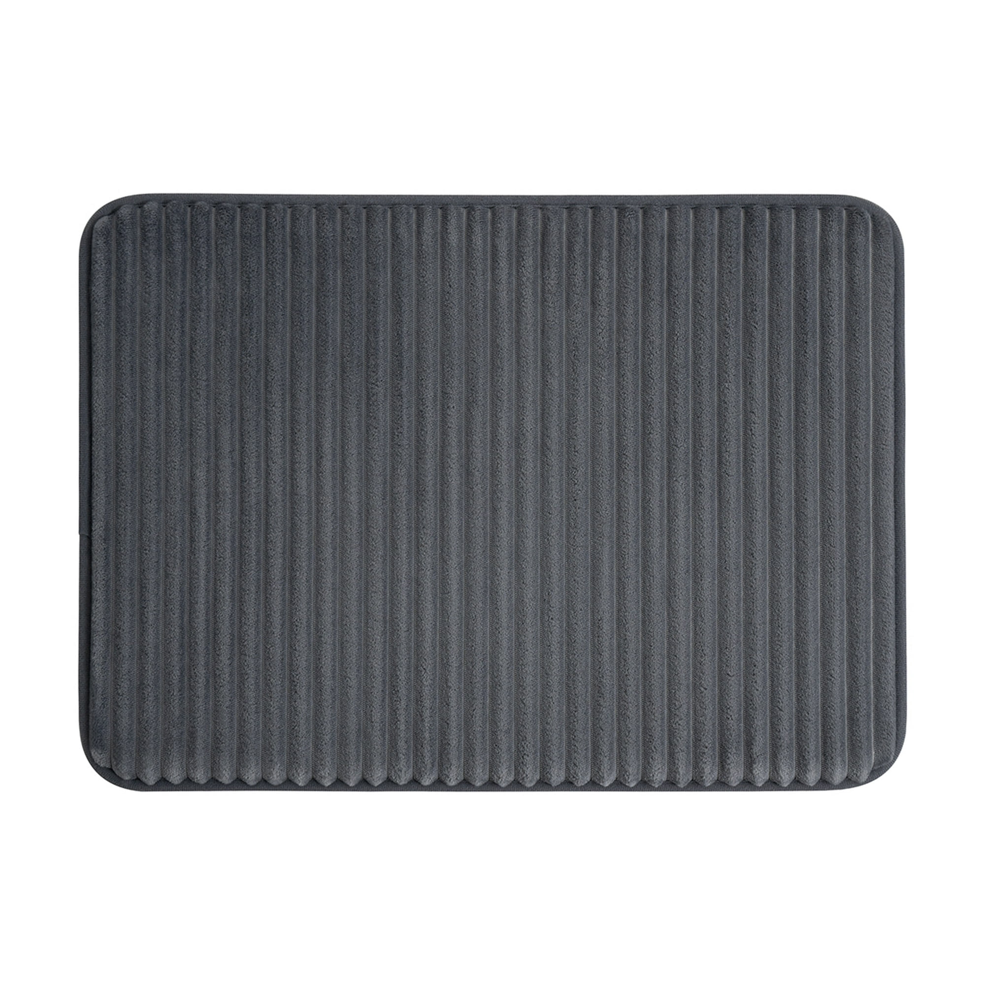 Mainstays Grey 2-Piece Performance Foam 20"x 32" Bath Rug Set