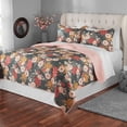 thumbnail image 1 of Mainstays Grey Floral Full/Queen Quilt, 1 of 5
