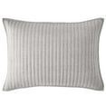 thumbnail image 1 of Mainstays Cotton-Rich T-Shirt Soft Jersey Pillow Sham Bedding, Standard/Queen, 2 Pack, Gray, 1 of 7