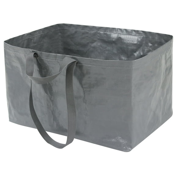 Mainstays Heavy Duty Open Top Storage Bag, Grey, 19 Gallon