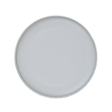 Mainstays - Grey Round Plastic Plate, 10.5-Inch