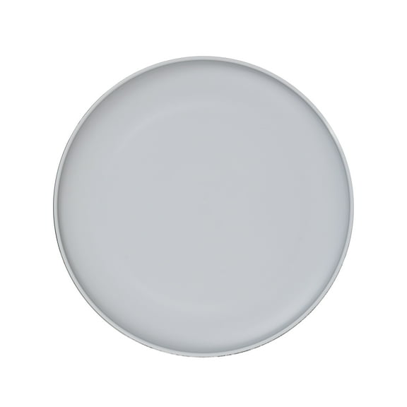 Mainstays 10.5" Round Plastic Plate, Gray