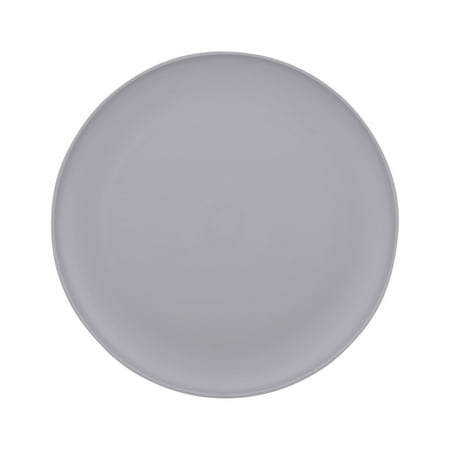 Mainstays Grey Round Plastic Plate, 10.5"