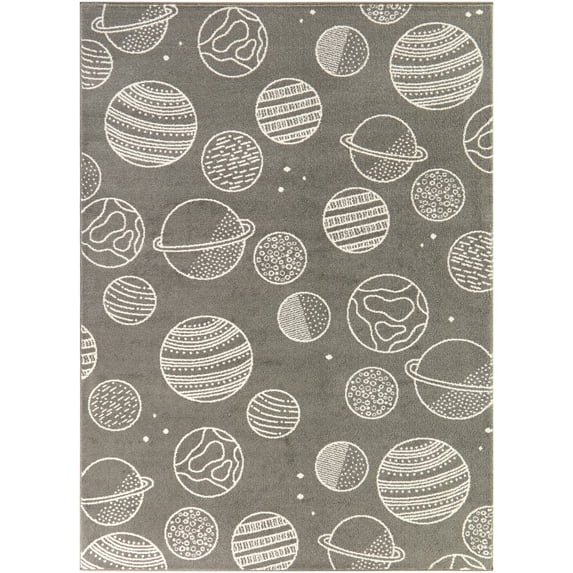 Mainstays Grey Space Indoor Rug, 7'10"W x 10'L