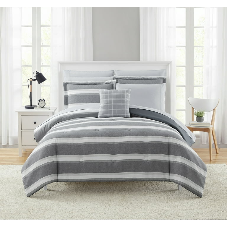 Grey twin comforter walmart 2025