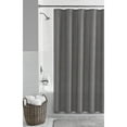 thumbnail image 1 of Mainstays Grey Waffle Weave Textured Fabric Shower Curtain, 72" x 72", 1 of 5