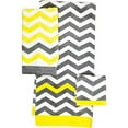 thumbnail image 1 of Mainstays Grey & Yellow Chevron Towel, 1 Each, 1 of 3